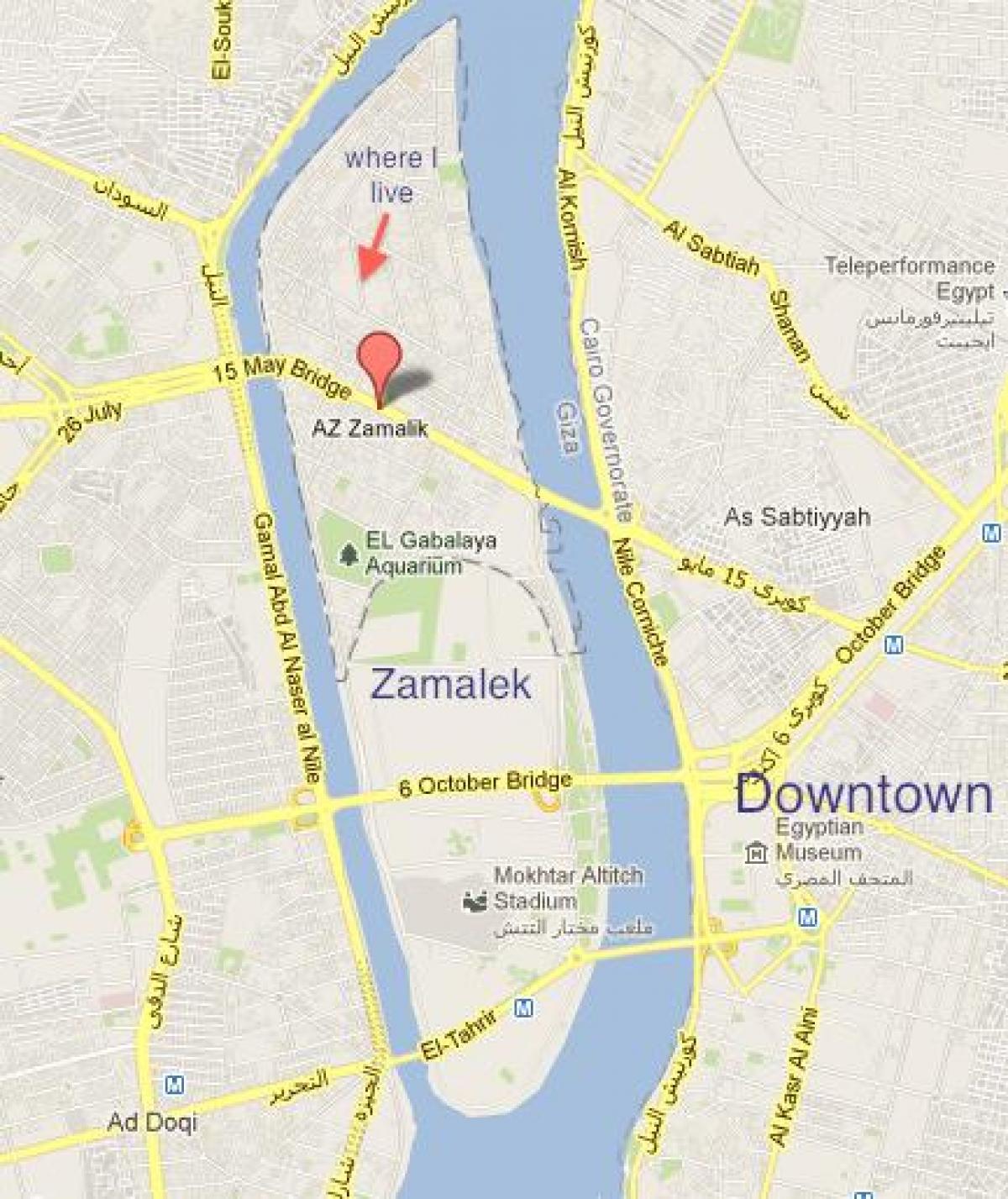 zamalek каир газрын зураг