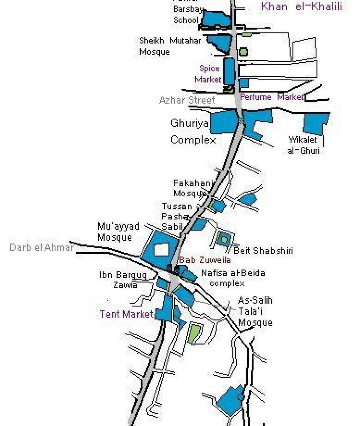 хаан эл khalili bazaar газрын зураг